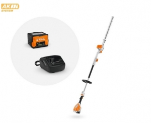 STIHL HLA 56 Cordless Long-reach Hedge Trimmer - AK System battery & charger set