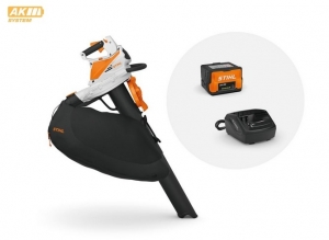 STIHL SHA 56 Cordless Vacuum Shredder AK System battery & charger set