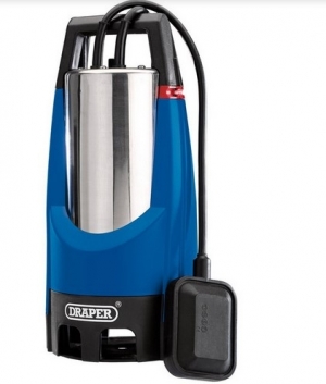 DRAPER  98914 230V Submersible Dirty Water Pump with Float Switch, 280L/min, 850W