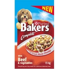 Bakers Complete Dog Feed - Beef