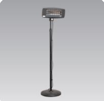 SEALEY Infrared Quartz Patio Heater 2000W/230V with Telescopic Floor Stand